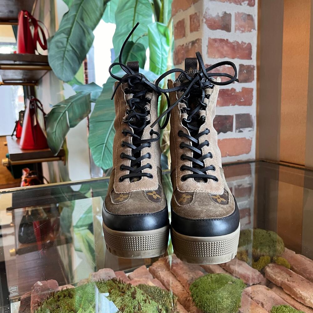 LOUIS VUITTON Laureate Platform Desert Boot SZ36.5(6.5US) - Picture 12 of 12